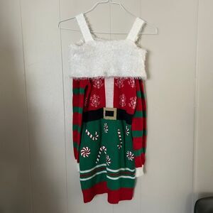 Major Label Group Christmas Elf Sweater Dress XS Holiday Knit